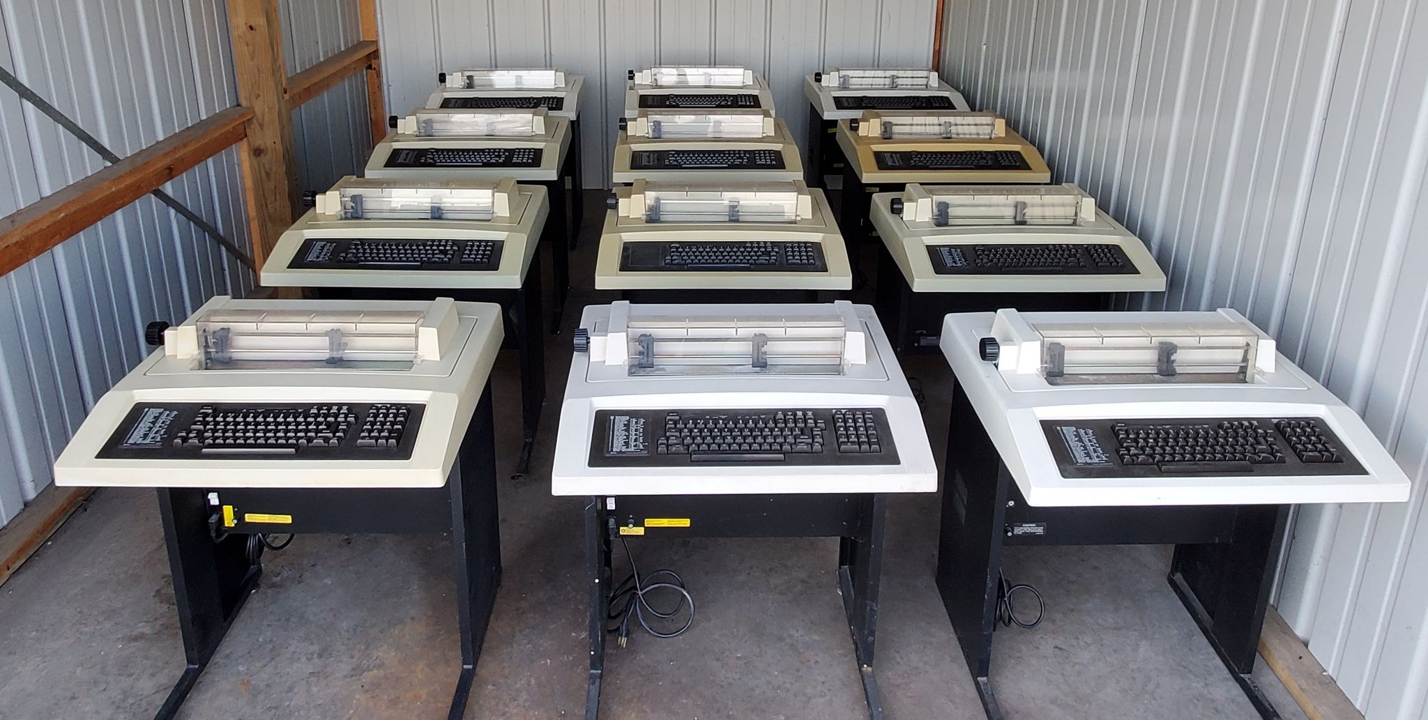 12 DECWRITER III Teletypes
