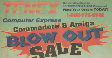 1994 TENEX Commodore & Amiga Blow Out Sale Catalog